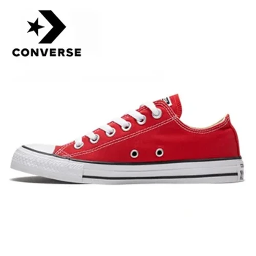 Fir agus mná bunaidh unisex laethúil sneakers Skateboarding ardán dearg chanbhás fóillíochta íseal Bróga