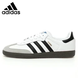 “Adidas Originals” erkekler we aýallar üçin “Samba” pes skeytbord aýakgaplary “Unisex” ak gara