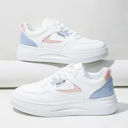 Nuevos zapatos deportivos informales para mujer de primavera, zapatos planos cómodos para patineta al aire libre, zapatos de compras para mujer