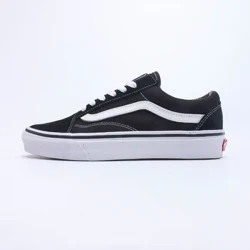 Vans Old Skool Černé Boty Originální Pánské Dámské Tenisky Unisex Boty na skateboarding Šněrovací boty Atletické tenisky Vycházkové boty
