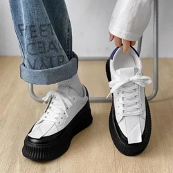 Marka Tıknaz Erkek Ayakkabı Moda Kaykay Ayakkabı Erkekler için Yeni Rahat Bağcıklı Vulkanize Ayakkabı Platformu Zapatillas Hombre 운동화