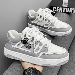2023 Täze erkek skeytbord aýakgaplary Amatly we dem alýan wulkanizli aýakgaplar Moda dantelli platforma aýakgaplary Sapato Masculino