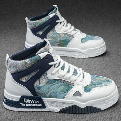 Outono masculino casual sapatos de críquete moda tendência tênis andando skate para meninos juventude estilo retro sapatos de tabuleiro