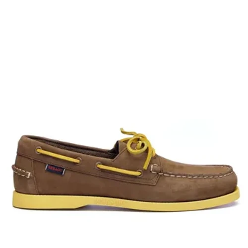 Giày Docksides Nam Homme Authentic - Da Cao Cấp Mộc Toe Phối Ren Thuyền 2024H207