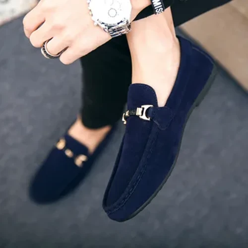 Slip-on Loafers kanggo Pria Soft Driving Moccasins High Quality Flats Male Walking Shoes Suede Kasual Loafers Summer Sepatu Pria