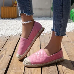 Klassiki ýokary hilli lýuks dizaýn deri aýal Espadrilles, amatly tekiz balykçy aýakgaplary