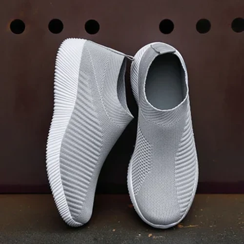 Bróga Mná Vulcanized Ardchaighdeáin Sneakers Mná Duillín Ar Árasáin Bróga Mná Loafers Móide Méid 42 Ag Siúl Maol