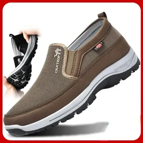 Bróga Ócáideacha na bhFear Loafers Clasaiceach Frith-duillín Bog Aonair Sneakers Leathar na bhFear Compordach Bróga Retro Tiomána Neamh-duillín Móide Méid