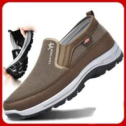 Bróga Ócáideacha na bhFear Loafers Clasaiceach Frith-duillín Bog Aonair Sneakers Leathar na bhFear Compordach Bróga Retro Tiomána Neamh-duillín Móide Méid