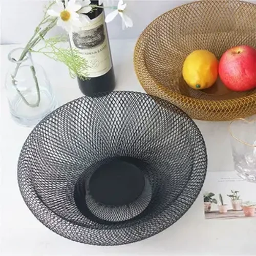 Iron Art Frugtkurv Opbevaring Nordisk Stil Stue Frugttallerken Snacks Creative-Bowl Opbevaringskurv Køkken Organizer