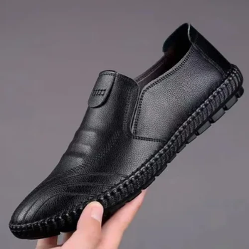 Bróga Fir Leathar Allamuigh Gnó Corr Bróga Leathar Fir Oxfords Cáilíocht Retro Craiceann Bog Duillín Compordach Ar Bróg bhFear Árasáin