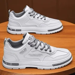 Män Sko Sneakers Högkvalitativt läder Fritidsskor Utomhusplattform Vandring Mode Lyx Loafers Man Trainers Zapatos Hombres