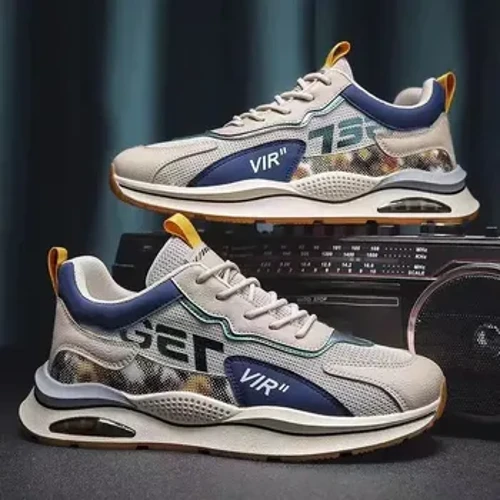 Chaussures de sport décontractées pour hommes, mocassins à enfiler respirants à fond souple pour course à pied et voyage, baskets en maille, nouveau Style, printemps et été