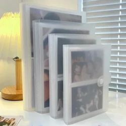 Paʻi Kiʻi Transparent Ins Kpop Photocard Holder Idol Star Kāleka E hōʻiliʻili i ka puke Creative Photo Albums Paʻa Kāleka Kiʻi