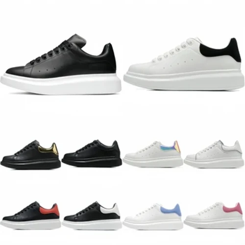 2024 Mode de luxe en cuir véritable chaussures décontractées hommes et femmes de luxe airbags intégrés pression absorbant les chocs rehaussant les baskets de plate-forme