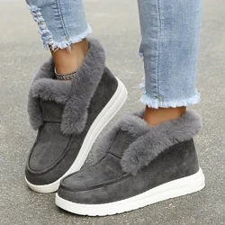 2024 Botas de invierno para Mujer, Botas de nieve cálidas de felpa gruesas, zapatos de algodón para Mujer, Botas de talla grande, zapatos de invierno, Botas para Mujer