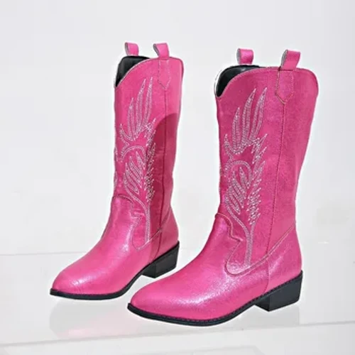 Gwanwyn Hydref Beic Modur Boots Merched Gwerthu Poeth Martins Esgidiau Llwyfan Brwydro yn erbyn Lliw Solid Merched Boots Tuedd Goth Cowboi Boot