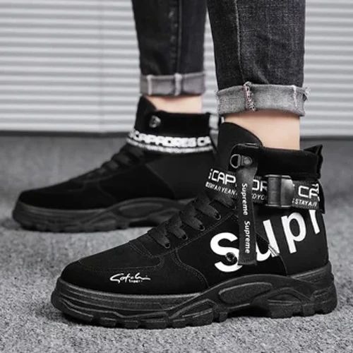 Männer Héich Qualitéit Martin Boots Casual Shoes Non-Slip Outdoor Moud Wanderschuhe Männer Martin Boots High-Top Juegd Stiefel