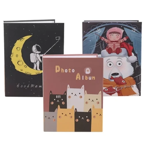 I-albhamu Yezithombe Ezincane Kawaii 100 Amaphakethe I-Albhamu Yekhathuni Isithombe Umphathi Wekhadi Lesithombe Qoqa I-albhamu De Fotos Photocard Binder Graphic