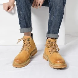 2024 Izihlangu Zesikhumba Sangempela Zangempela Zango-2024 ze-Men's Mid Top Shoes, Izicathulo Ezihlukahlukene Nezimfashini Zezicathulo Zamadoda