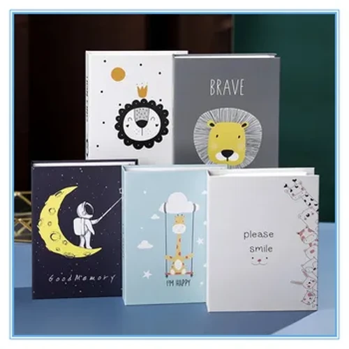 Mới 100 Túi 6 Inch Album Ảnh Hình Ảnh Lưu Trữ Khung Cho Trẻ Em Quà Tặng Thêu Sò Hình Ốp Lưng Album Ảnh