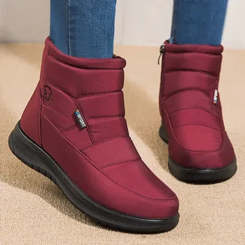2023 Baru Wanita Sepatu Bot Salju Tahan Air Sepatu Musim Dingin Wanita Zipper Ankle Boots Musim Dingin Botas Femininas Tetep Anget Botines