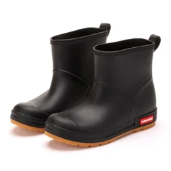 2024 Design Ankle Boots Woman Men Waterproof Rubber Shoes Rain Boots for Rain 2023 Solid Color Ankle Boot Female