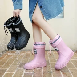 Abesifazane Bemvula Izicathulo I-Ankle High Outdoor Engangeni Manzi Izicathulo Izicathulo zemvula I-Fashion Street Casual Ithambile Engasheleli