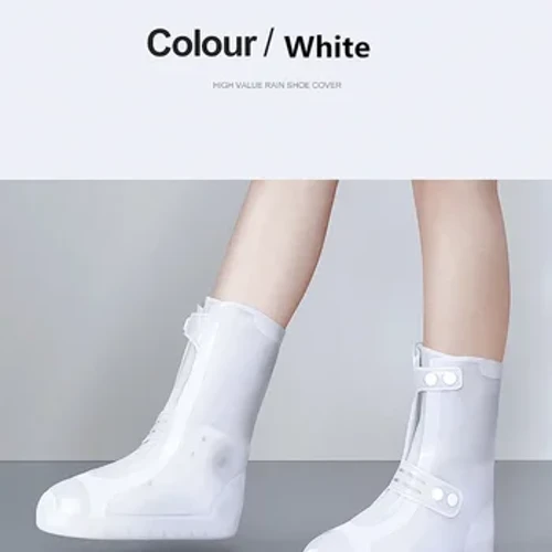 Viatu vya Mvua vya Silicone Vinavyouza Moto Visivyoweza Kupitisha Maji na Viatu vya Mvua kwa Jumla Viatu vya Ankle Viatu vya Nafuu Ulinzi wa Viatu
