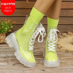 Moda Aýallar Rainagyş aýakgaplary Pu Açyk platforma aýakgaplary Suw geçirmeýän topuk aýakgaplary Aýallar Aýallar üçin ýapyk suw geçirmeýän açyk aýakgaplar