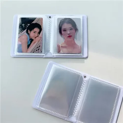 3 Inch Thần Tượng Thẻ Chất Kết Dính Album Ảnh In Chữ Rỗng 40 Túi Tên Thẻ Sách Album Ảnh Thẻ Photocard Đựng ID