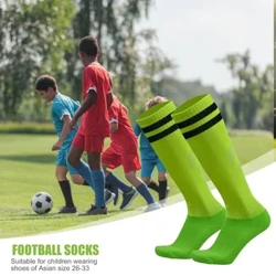1 Trẻ Em Bóng Đá Dài Tất Cotton Spandex Bóng Đá Trẻ Em Trên Đầu Gối Bóng Chày Khúc Côn Cầu Trẻ Em Sock Thể Thao Ngoài Trời tất