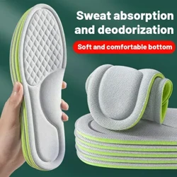 Ayakkabı için spor tabanlık 5D Masaj Yumuşak Deodorant Nefes Şok Emici Yastık Ayaklar Erkekler Kadınlar Için Koşu Tabanlık