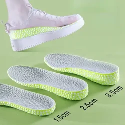 1 pare Boost Altuera handitzeko oinetako-zolak Gizonezkoak Emakumezkoak Erosotasun leunak Korrika egiteko Kirol-zolak oinetarako 1,5/2,5/3,5 cm-ko oinetako-zola hazten