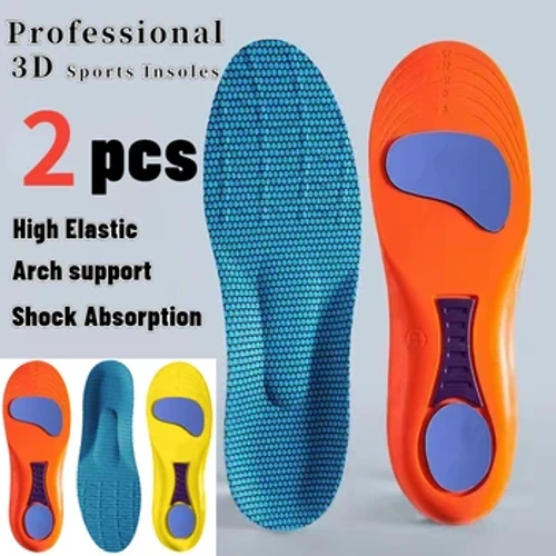 Insoles Chwaraeon ar gyfer Esgidiau Unig Mewnwadnau Orthopedig Amsugno Sioc Diaroglydd Clustog Anadlu Mewnwadnau Rhedeg ar gyfer Merched Traed Dyn