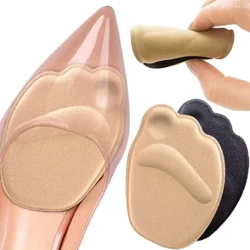 2 pairs Wahine Half Insoles High Heels Pads Back Sticker Memory Foam Pain Relief Insoles Anti-slip Shoe Inserts Pad Heel Protector