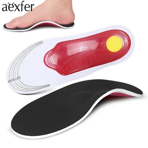 Premium ortotik ýokary arka goldaw insollary gel pad arka arkasy aýallar / erkekler üçin ortopediki aýak agyry 1PAIR