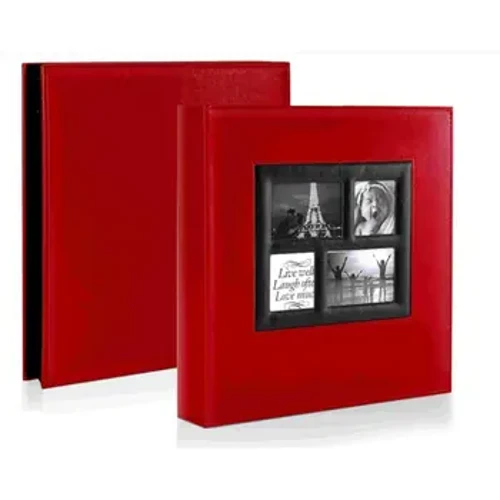Photo Album 4x6 500 Pockets Photo, Extra Large Capacity Family Wedding Picture Albums Holds 500 Horizontal and Vertical Photos