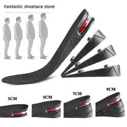 Hoʻonui kiʻekiʻe Insole ʻike ʻole ʻia ke kiʻekiʻe kiʻekiʻe kiʻekiʻe ʻO ka ea Cushion i hoʻokomo ʻia i nā kāmaʻa ʻokoʻa nā kiʻekiʻe kiʻekiʻe insoles hiki ke hoʻoponopono ʻia i ka ʻoki wāwae wāwae.