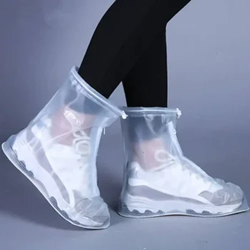 Stivali da pioggia Copriscarpe antiscivolo Copriscarpe in silicone Copriscarpe durevoli ispessiti impermeabili antipioggia Scarpe resistenti all'acqua piovana