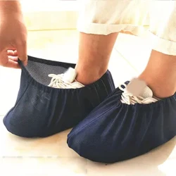 Copriscarpe riutilizzabili spessi unisex Antiscivolo Lavabile Mantieni caldo il tappeto per la pulizia delle scarpe per la casa Copriscarpe Copriscarpe