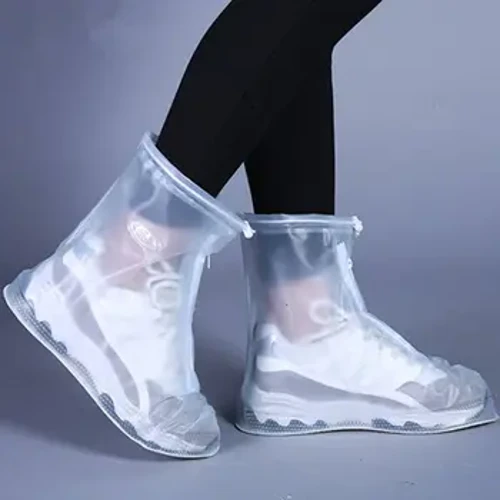 Copriscarpe in silicone Antipioggia Impermeabile Ispessito Scarpe durevoli Protezioni Stivali da pioggia Copriscarpe antiscivolo Scarpe resistenti all'acqua piovosa