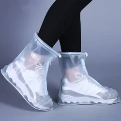 Capa de silicone para sapatos, à prova d'água, espessada, durável, protetores de sapatos, botas de chuva, antiderrapante, à prova d'água