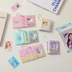 Paʻi Kiʻi Mini PVC Paʻa Kāleka inoa ʻālohilohi 32 ʻeke Kpop Card Binder Nā kiʻi kiʻi kiʻi kiʻi ʻohi puke.