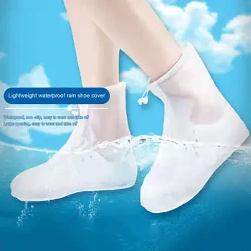 Gorchuddion Esgidiau Gwrth-ddŵr PVC Esgidiau Glaw Gwrth-lithro Amddiffynnydd Sneakers Unisex Ar gyfer Clawr Esgidiau Glaw y gellir eu hailddefnyddio yn yr Awyr Agored