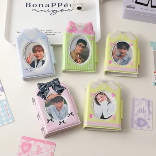 Isitoreji Esimnandi Sesithombe I-albhamu I-Star Chasing Album Isiphathi Sekhadi Lesithombe Iqoqo Lencwadi Ye-Bow Cartoon Photocard Binder Isiphathi Sekhadi Lesithombe