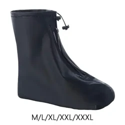 Capa de sapato à prova dwaterproof água unisex antiderrapante botas de chuva reutilizáveis ​​com zíper para adultos acampamento pesca jardim viagem bota cobrindo