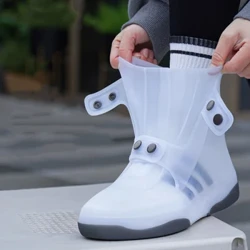 Mbuni wa Toni mbili inashughulikia vifuniko vya kuzuia maji ya kuzuia maji ya anti skid vifuniko na kitufe cha kiatu cha muda mrefu kinashughulikia galoshes