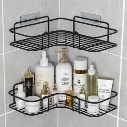 Kệ phòng tắm treo tường góc lưu trữ kệ chứa dầu gội đầu mỹ phẩm rổ nước rổ rổ phòng tắm tổ chức