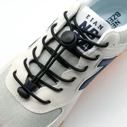 1 Pasang Titik Berwarna Bulat Tali Sepatu Plastik Elastis Kunci Hiking Olahraga Tanpa Dasi Tali Sepatu Anak Dewasa Aksesoris Sepatu Lazy Lace